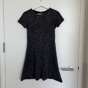 LOFT 0P gray dress